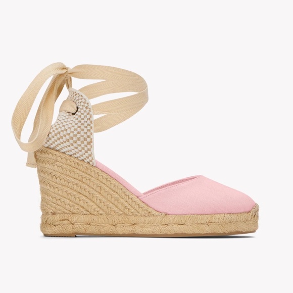SOLUDOS Marseille Rosa Pink Espadrille Wedge Sandals - Picture 7 of 16